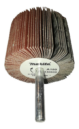 Imagen 3 de 6 de Cepillo Makita P/ Taladros Grano A120 Rueda Flap 50 X 25 Mm