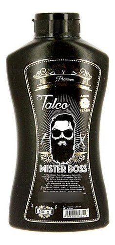 Talco Ultrafino Mentolado 100g Barbearia E Salão Mister Boss