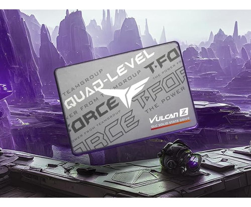 Ssd Teamgroup De 2.5 Sata3 T-force Vulcan Z Qlc 2tb Color Negro