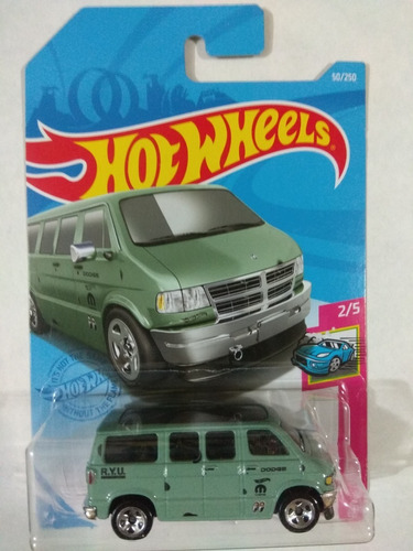Hot Wheels Dodge Van R.y.u. Mopar Drift 2/5 Verde Aj2
