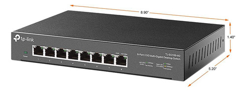 Conmutador De Red Tp-link Tl-sg108-m2 Con 8 Puertos Y 2,5 G