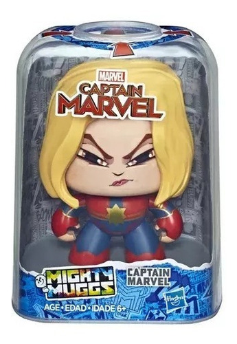 Muñeco Mighty Muggs Marvel Capitana Marvel Hasbro Original