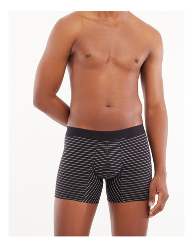 Boxer Hombre Filete Negro Seven Poliéster 45000329-777