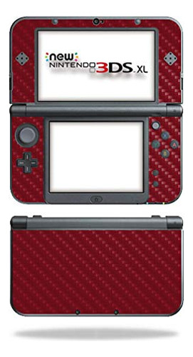 Mightyskins - Skin De Fibra De Carbono Para Nintendo 3ds Xl.