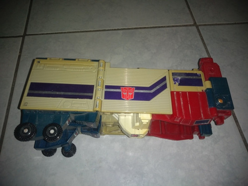 Transformers Caja Optimus Prime Vintage G1 1987 Takara (Usado)