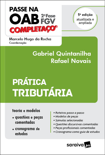 Passe Na Oab 2ª Fase Fgv - Completaço - Prática Tributária, De Novais, Rafael. Editora Saraiva Jur Em Português