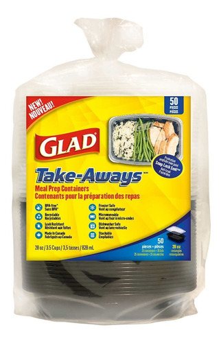 Contenedor Para Comida Glad Take Aways 