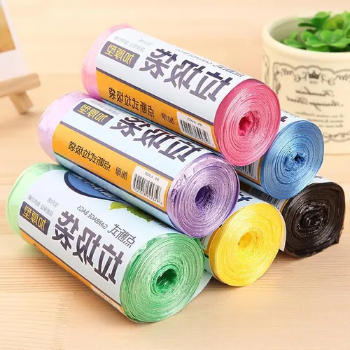Papelera Portátil Enrollable Colorida, Con Boca Plana, 20 Un