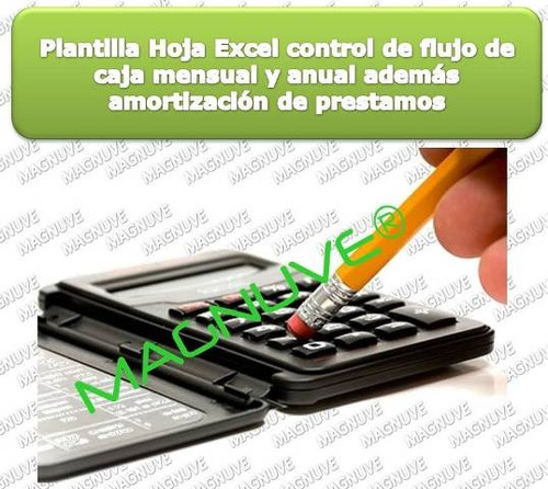 Plantilla Hoja Excel Flujo De Caja Calculo Prestamos Interes