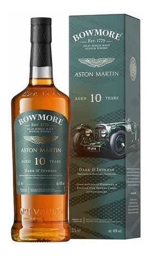 Whisky Bowmore Aston Martin 10 Años Litro