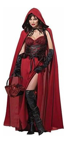 Disfraz De Caperucita Roja Oscuro Pequeño
