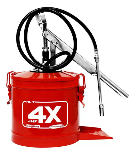 Graxeira Manual 7kg Bomba Graxa Caminhão Lubrificação