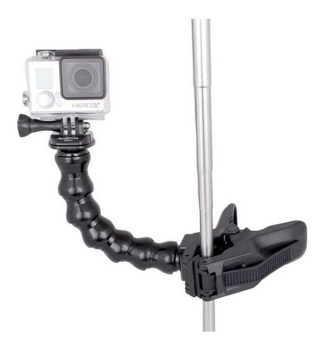 Garra Clamp Pegador Prendedor Gooseneck Articulado Go Pro