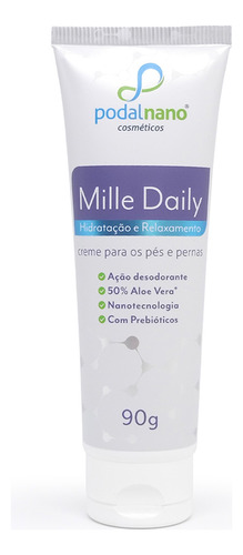  Hidratante Para Área Extremamente Ressecadas 90g Mille Daily