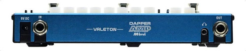 Pedal de efecto Valeton Dapper Amp Mini MES-6 celeste