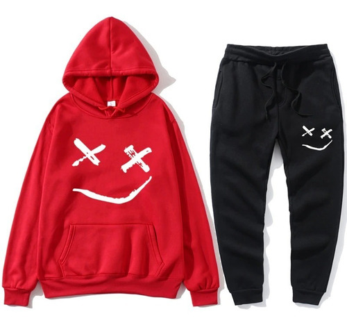 Conjunto Moletom E Calça Lil Peep Cantor Rap Rapper