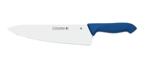 Cuchillo Cocinero Tres Claveles Proflex Mgo.azul 20 Cms 1334