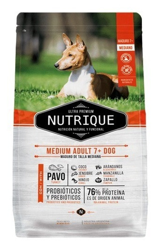 Nutrique Senior Medium + 7 Dog X 12 Kgs - Petit Pet Shop 