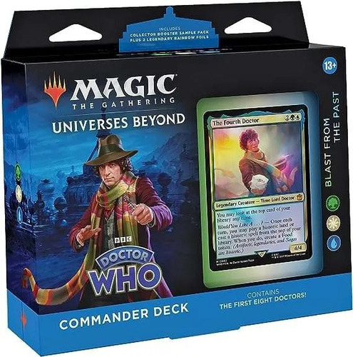 Magic Tg Commander Deck Doctor Who Blast From The Past M4e 