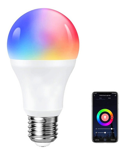 Foco Lampara Bulbo Led A60 12w Smart Rgb Wifi Control App