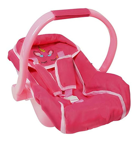 Unicorn Baby Doll Asiento De Coche Y Bolsa De Pañales Para M