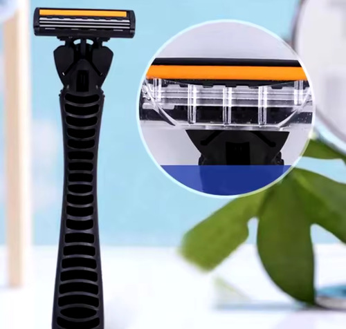 Rastrillo 3 Navajas 19 repuestos Afeitar Barba Bigote Unisex