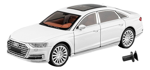 Adorno De Modelo De Coche De Aleación Audi A8 1:24