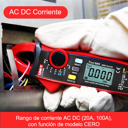 Pinza Amperimétrica Digital De Alta Precisión Ut210d Uni-t