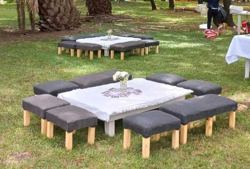 Imagen 2 de 10 de Alquiler Living Picnic Sillas Mesas Vajilla Copon Deco Mante