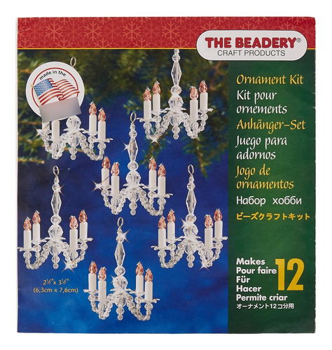 The Beadery Bok- - Kit De Adornos Navideños Con Cuentas, C.