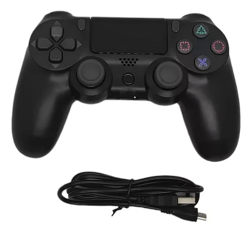 Mando Para Play 4 Joystick Inalambrico Black Negro