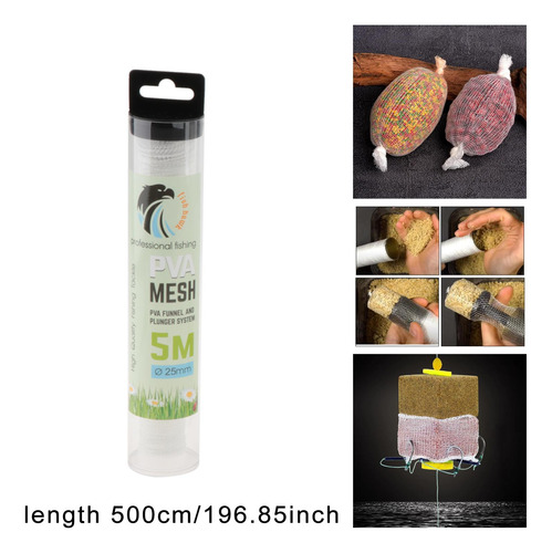 Sacos De Iscas De Malha Pva Para Alimentação De Boilies, M