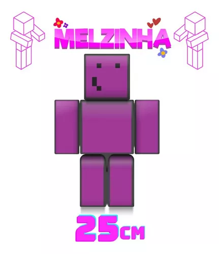 Boneco Melzinha 25 Cm Turma Problems Minecraft Algazarra