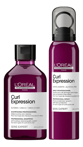 Shampoo En Gel+ Spray Rizos Y Ondas Loreal Curl Expression