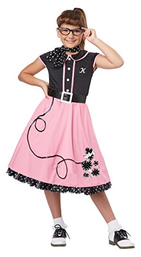 Disfraces De California Childs 50s Sweetheart Costume Pinkbl