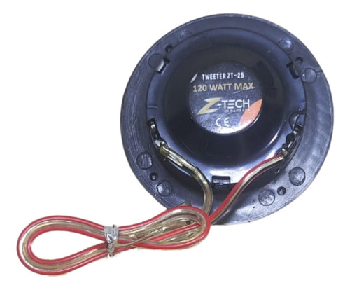 Mini Tweeter Domo De Seda Ztech Par Com Crossover(50wrms)
