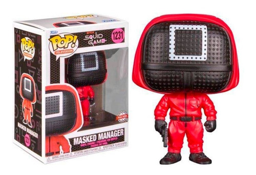 Funko Pop Television Juego Del Calamar Masked 1231 Cuadrado