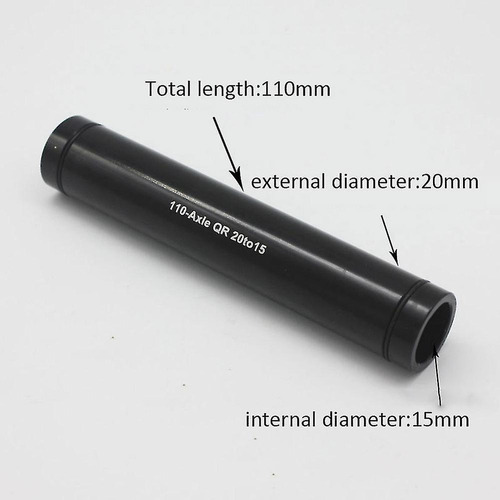 Adaptador De Eje Pasante Ycle De 20 Mm A 15 Mm, 110 Mm