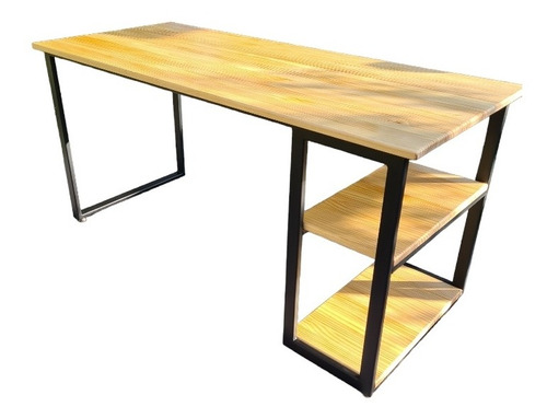 Escritorio Industrial Metal Madera 150x60