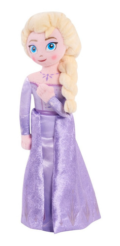 Elsa Frozen  Mod 234  Hermosa En Suvestido Morado De Gala