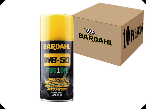 Lubricante Aflojatodo Multiproposito 215gr Bardahl 10 Piezas
