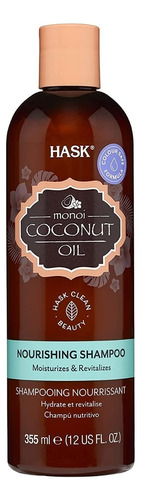 Hask Shampoo Nutritivo Hask Monoi Con Aceite De Coco 355 Ml