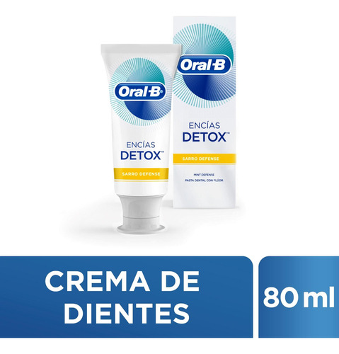 Crema Dental Oral-b Detox Sarro Defense 80ml