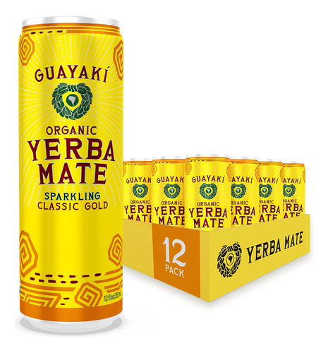 Guayaki Yerba Mate - Bebida Energtica Brillante Y Limpia, Al