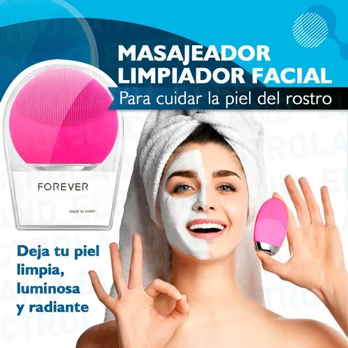 Limpiador Facial Masajeador Recargable Usb Forever Lina 2