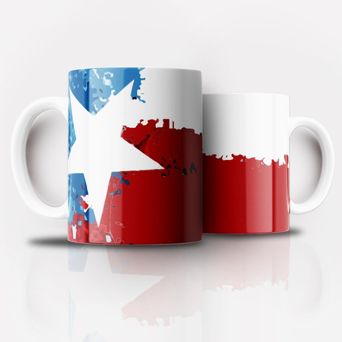 Tazón Taza Personalizada Fiestas Patrias Bandera