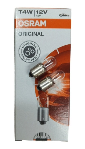 Bombillo Moderno Un 1 Contacto Mini Osram T4w 3893 El Par