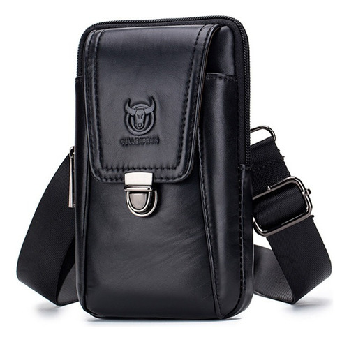 Bolsa de Cintura Piel genuina Hombre Lujo Bolsa Crossbody