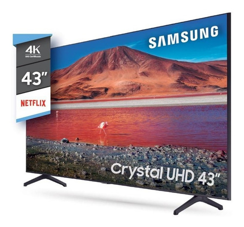Imagen 3 de 6 de Smart Tv Samsung 43 Un43tu7000 Crystal Uhd 4k Gtia Nueva