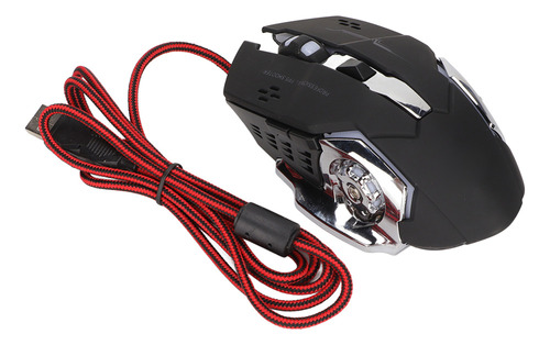 Mouse Dinámico Para Juegos Con Cable Rgb Con Teclas Laterale